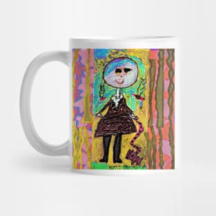 Girl With Dog #1a Mug